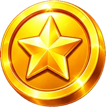 A golden game coin